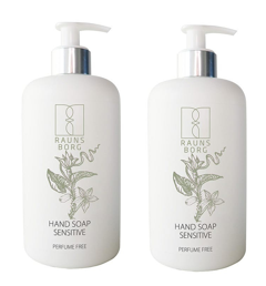 Raunsborg - 2 x Sensitive Hand Soap 500 ml - Flüssige Handseife