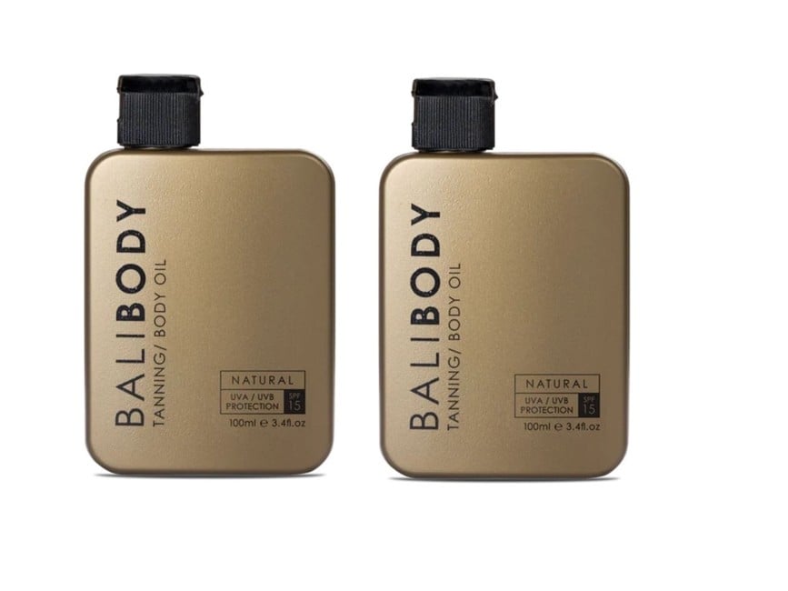 BALI BODY - 2 x Natural Tanning Body Oil SPF 15 100 ml