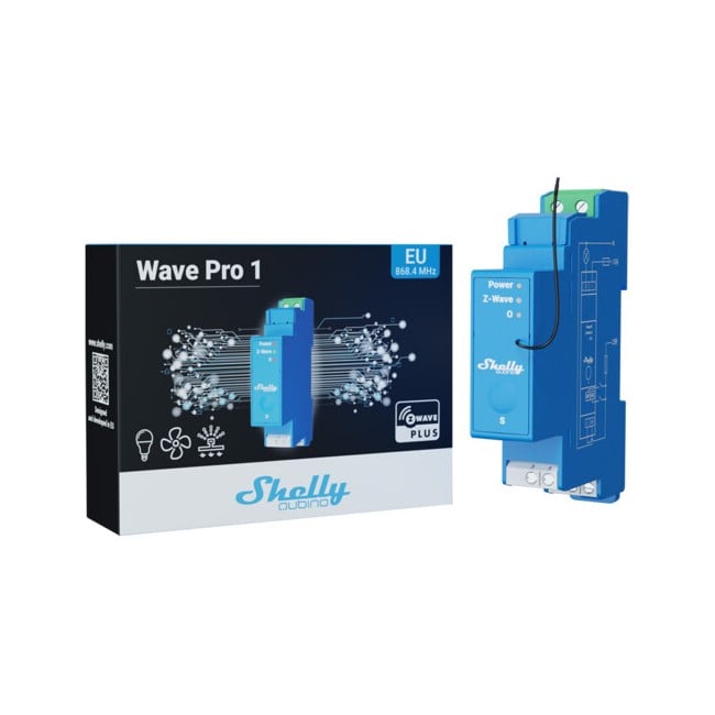 Shelly-Qubino-Wave-Pro1 Smart Home Integrationslösning