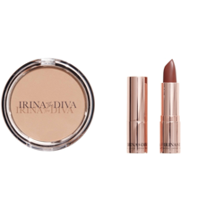 Irina The Diva - Lipstick 006 WITCH KISS  + Filter Matte Bronzing Powder Natural Beauty 001