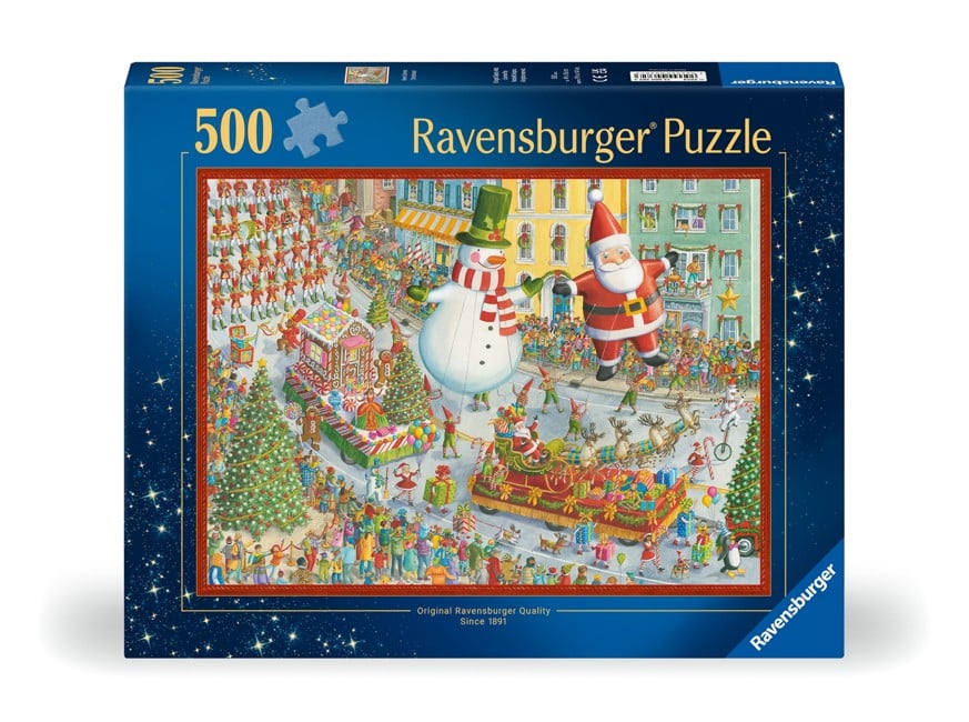 Ravensburger - Puslespil Here Comes Christmas! 500 brikker