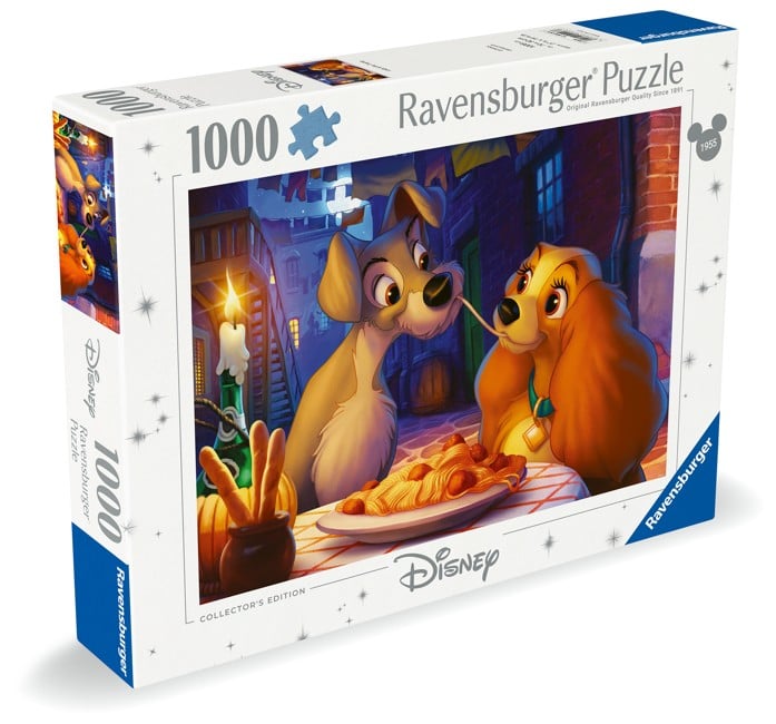 Ravensburger - Puslespil Lady And The Tramp 1000 brikker