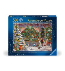 Ravensburger - Puslespil The Christmas Shop 500 brikker