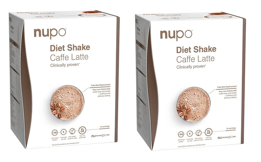 Nupo - 2 x Diet Shake Caffe Latte 12 Portioner
