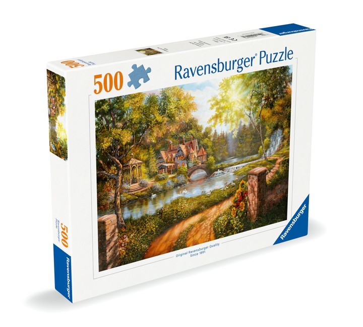 Ravensburger - Puzzle Cottage By The River 500p (12000218)