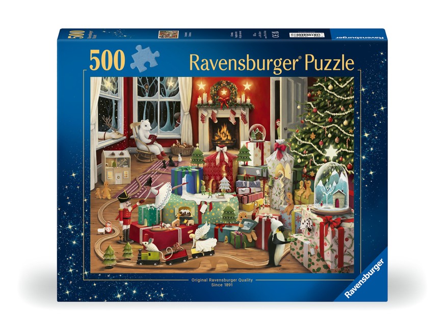 Ravensburger - Puslespil Enchanted Christmas 500 brikker