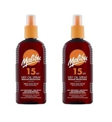 Malibu - 2 x Dry Oil Spray SPF 15 200 ml