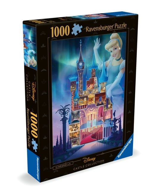 Ravensburger - Puslespil Disney Castles Cinderella 1000 brikker