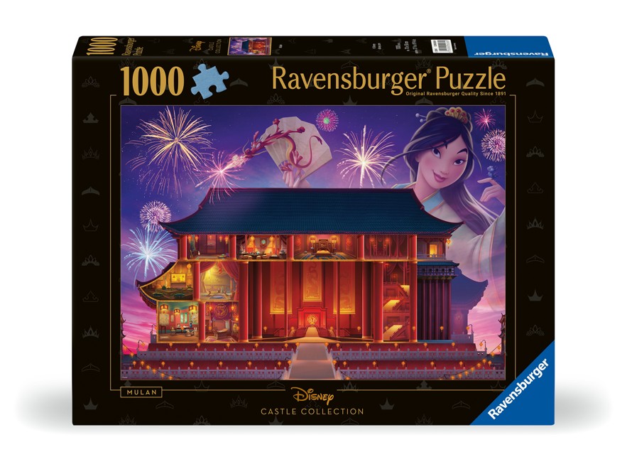 Ravensburger - Puslespil Disney Castles Mulan 1000 brikker