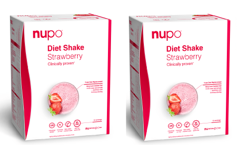 Nupo - 2 x Diet Shake Strawberry 12 Portioner