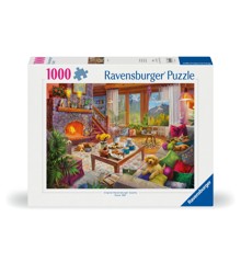 Ravensburger - Puslespil Cozy Cabin 1000 brikker