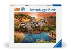 Ravensburger - Puzzle Zebras In Sunset 500p (12000365)