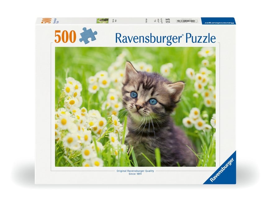 Ravensburger - Puzzle Kitten In The Meadow 500p (12000367)