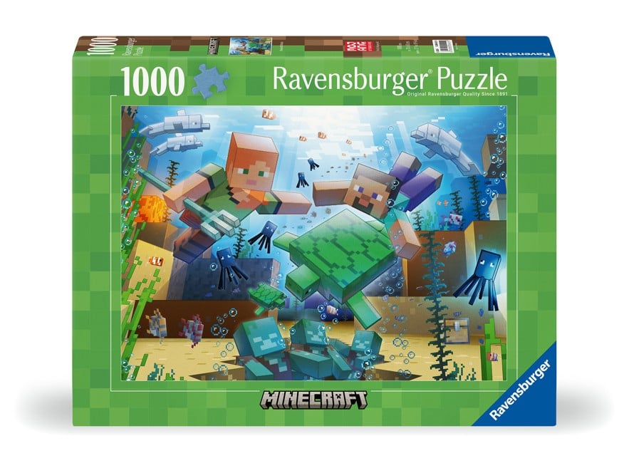 Ravensburger - Puslespil Minecraft Mosaic 1000 brikker