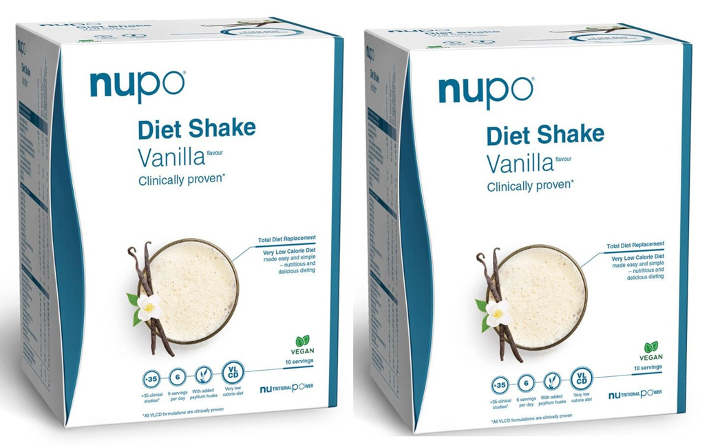 Nupo - 2 x Diet Shake Vanilla Vegan 10 Portioner