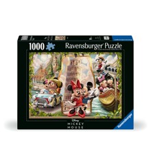 Ravensburger - Puslespil Disney Vacation Mickey & Minni 1000 brikker