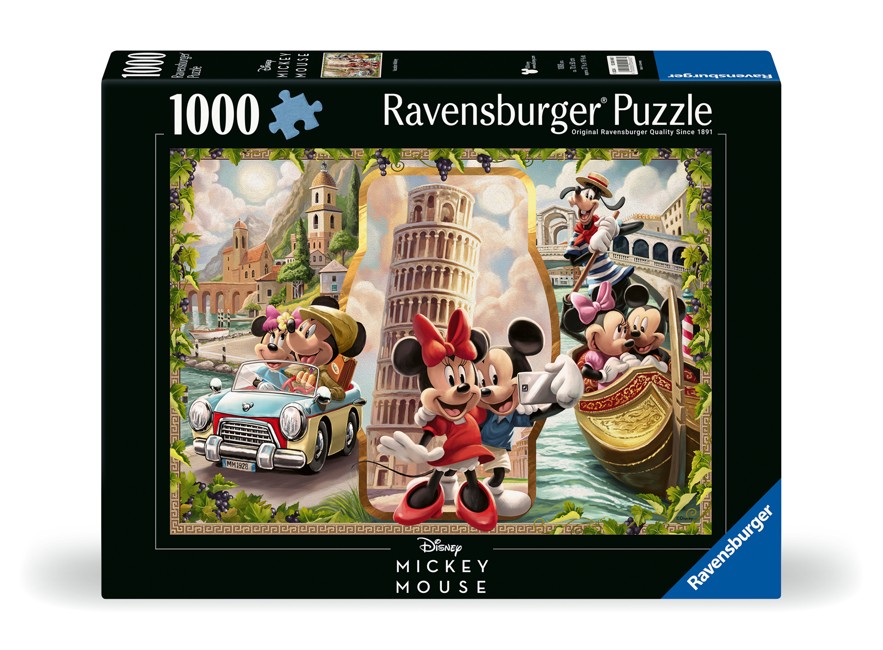 Ravensburger - Puslespil Disney Vacation Mickey & Minni 1000 brikker