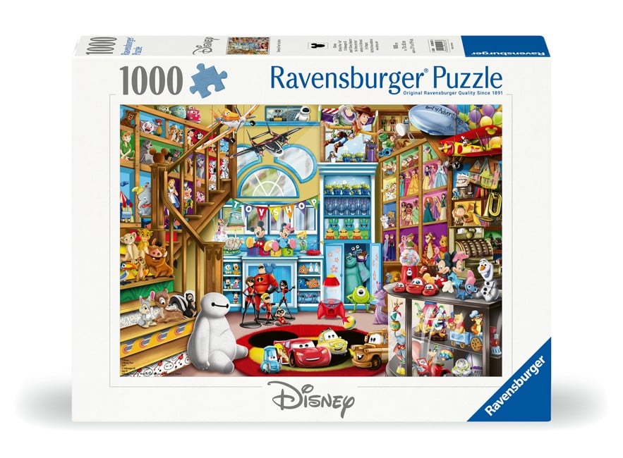 Ravensburger - Puslespil Disney Multiproperty 1000 brikker