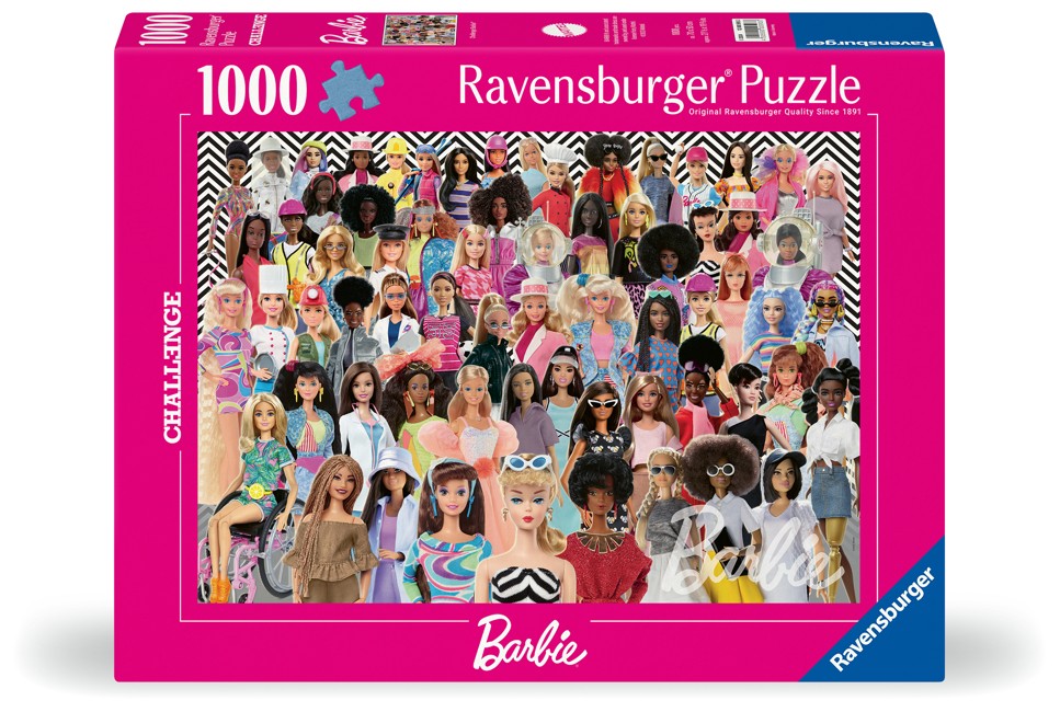 Ravensburger - Puslespil Barbie Challenge 1000 brikker