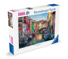 Ravensburger - Puslespil Burano Canal, Venice 1000 brikker