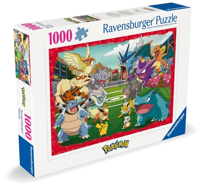 Ravensburger - Puslespil Pokémon Showdown 1000 brikker