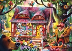 Ravensburger - Puslespil Come In Red Riding Hood 1000 brikker