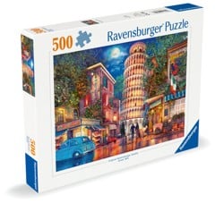 Ravensburger - Puslespil Streets Of Pisa 500 brikker