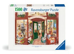 Ravensburger - Puslespil Wordsmith's Bookshop 1500 brikker