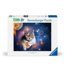 Ravensburger - Puslespil Cats In Space 1500 brikker