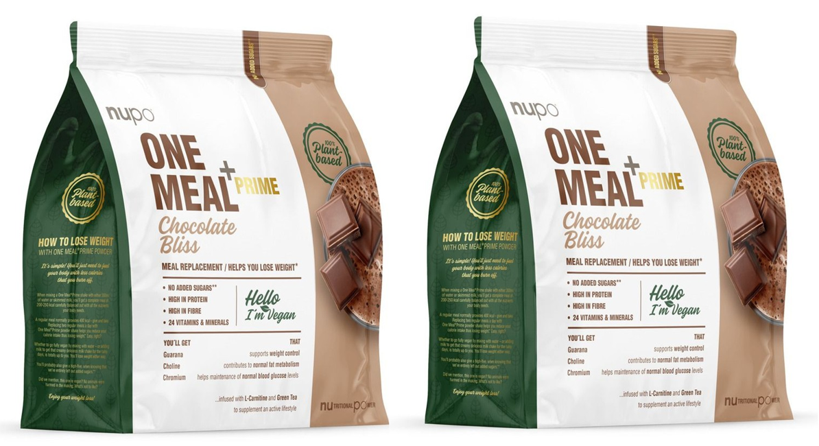 Nupo - 2 x One Meal +Prime Chocolate Bliss 360 g