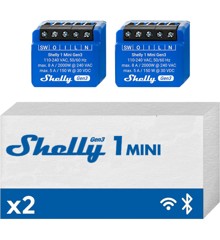 Shelly -1 Mini Gen3 (Dobbelt pakke) - en kraftpaket innen smart hjemmeautomatisering