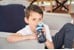 Contigo - Easy Clean Kids Water Bottle 420ml - Blueberry Cosmos thumbnail-2