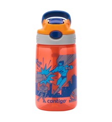 Contigo - Gizmo Flip Kids Drikkedunk 420ml - Nectarine Superhero