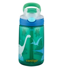 Contigo - Gizmo Flip Kids Drikkedunk 420ml - Jungle Green Dino