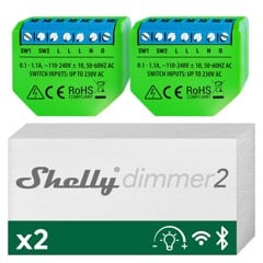 Shelly - Dimmer 2, nu beschikbaar in een handige dubbelpak!