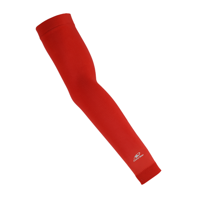 Lizard Skins Knit Arm Sleeve - Crimson Red - YS/YM