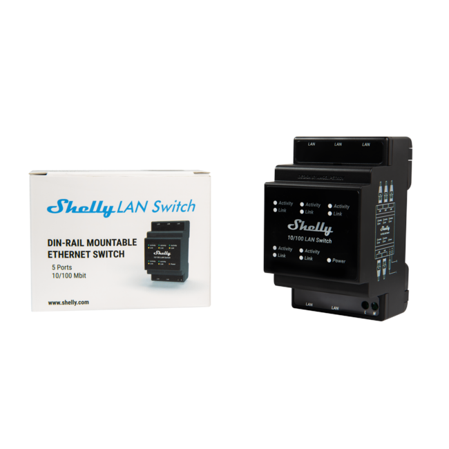 Shelly - LAN Switch: Styr Ditt Smarthus