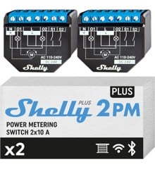 Shelly - Plus 2PM (Dubbelpack) - Förhöj Din Smarta Hemupplevelse