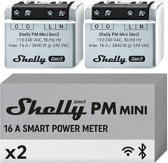 Shelly - PM Mini Gen3 (Dual Pack) - Compact Power for Your Smart Home