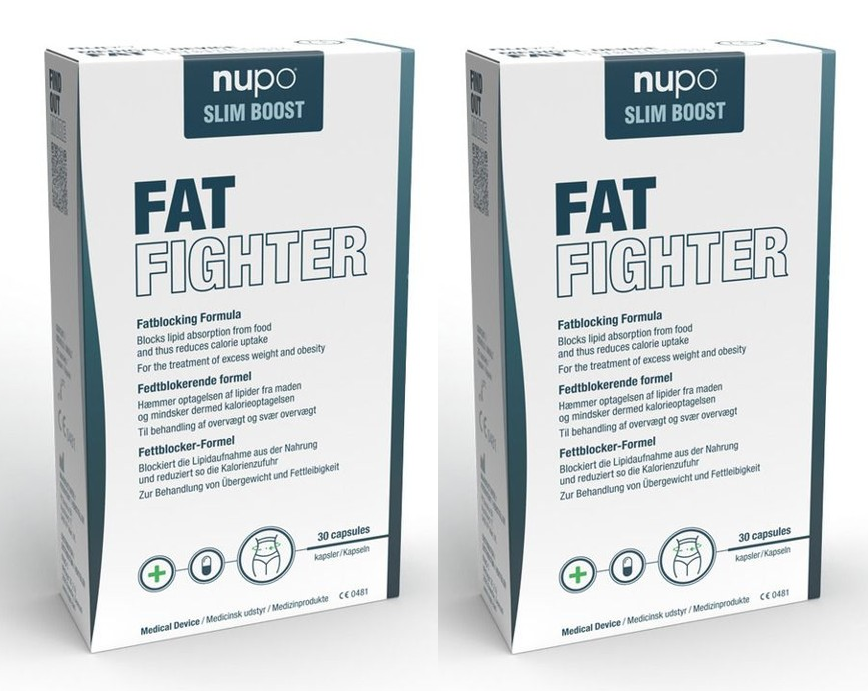 Nupo - 2 x Slim Boost Fat Fighter 30 pcs - Helse og personlig pleie