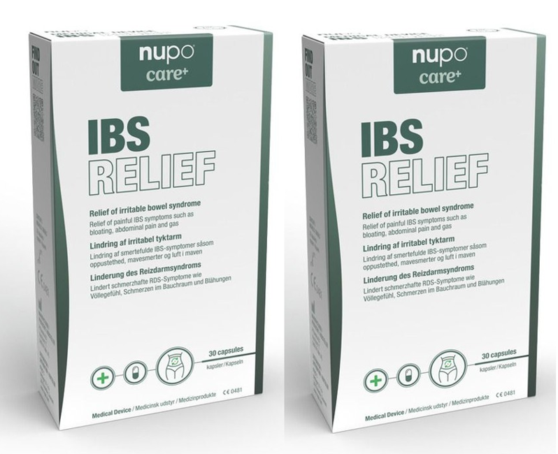 Nupo - 2 x Care Relief IBS, 30 caps