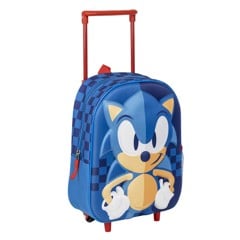 Cerda - Kids Backpack Trolley 3D - Sonic (2100005121)