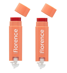 Florence by Mills - 2 x Oh Whale! Clear Lip Balm Peach and Pequi Coral