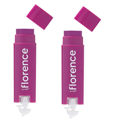 Florence by Mills - 2 x Oh Whale! Clear Lip Balm Dragon fruit and Grape Purple