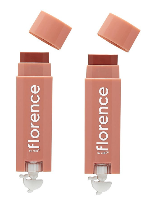 Florence by Mills - 2 x Oh Whale! Clear Lip Balm Cocoa and Fig Honey