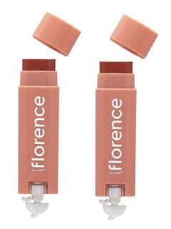 Florence by Mills - 2 x Oh Whale! Clear Lip Balm Cocoa and Fig Honey