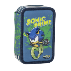 Cerda - Pencil Case With Accessories - Sonic Prime (2700001152)