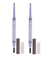 Florence by Mills - 2 x Tint N Tame Eyebrow Pencil With Spoolie  Medium brown
