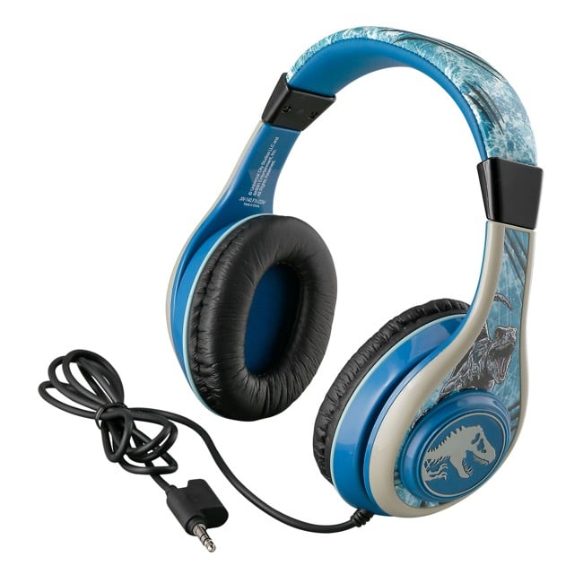 eKids - Disney Jurassic Park Youth Headphones for kids with Volume Control to protect Hearing