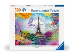 Ravensburger - Puslespil Postcard from Paris 500 brikker